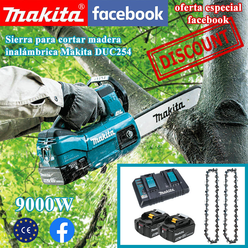 [Importado de Japón] Sierra de corte de madera inalámbrica Makita DUC254-9000W