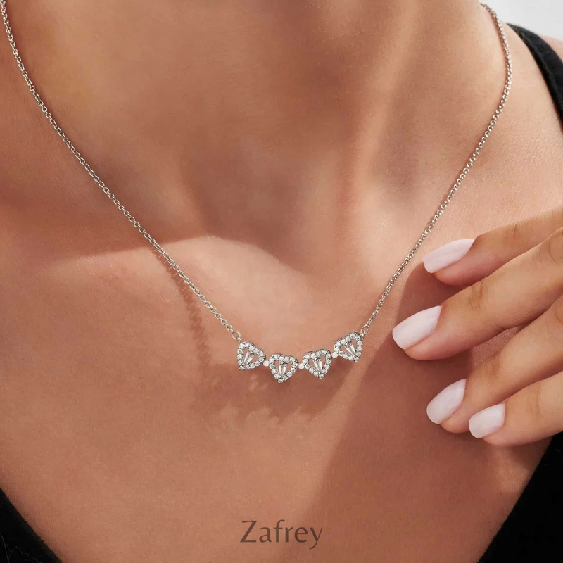 Collar Femenino Trébol Magnético de Plata/Oro 18K - Amor, Suerte y Estilo