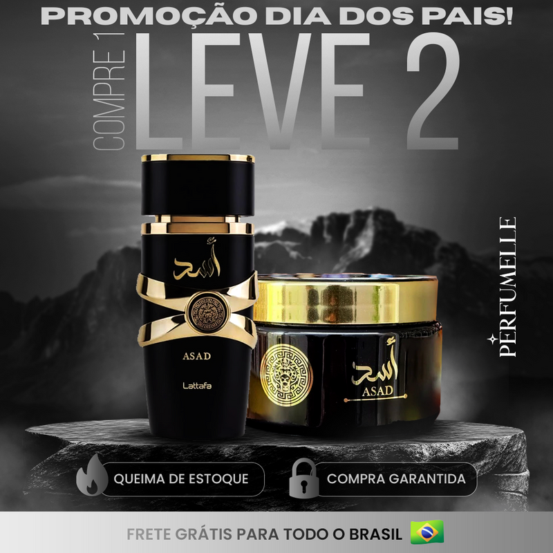 Compra 1 y llévate 2 gratis - PERFUME ASAD 100 ml + PASTA ASAD 200 g - DÍA DEL PADRE