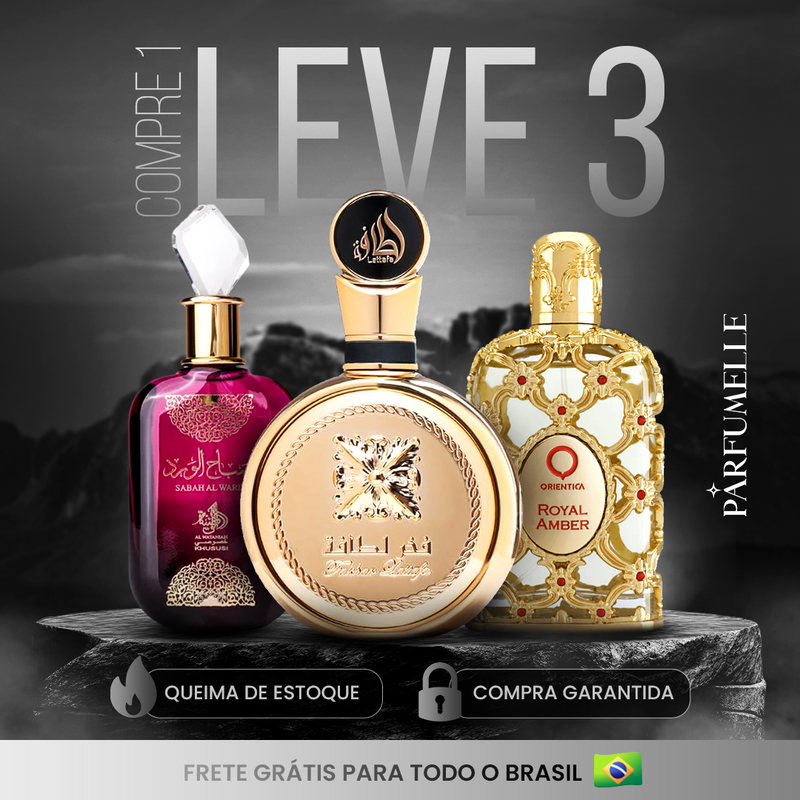 PROMOCIÓN COMPRA 1 Y LLÉVATE 3 GRATIS - Lattafa Yara, Fakhar y Royal Amber - 100 ml cada uno