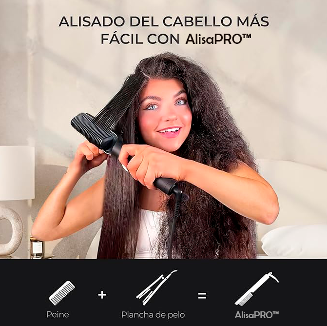 Cepillo Alisador Iónico - Alisa Pro 10